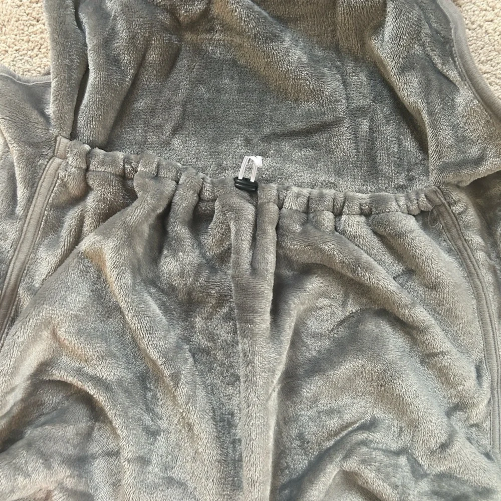 Gray Plush Pet Carrier Apron